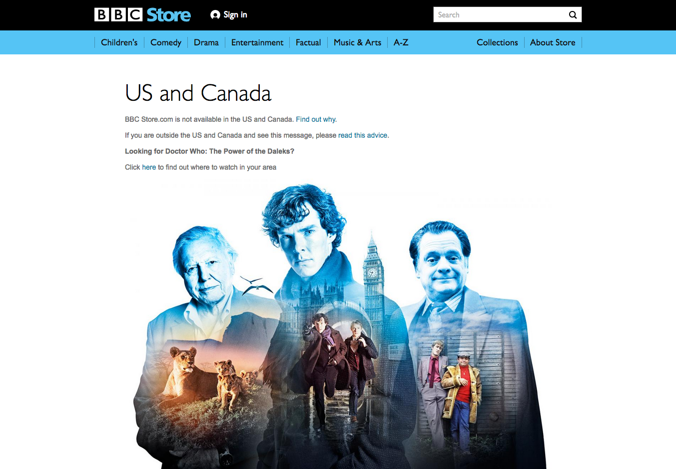 BBC Store Drupal Website