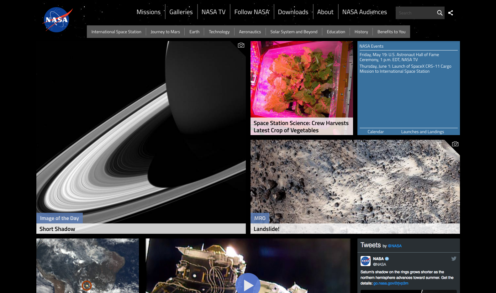 NASA Drupal Website