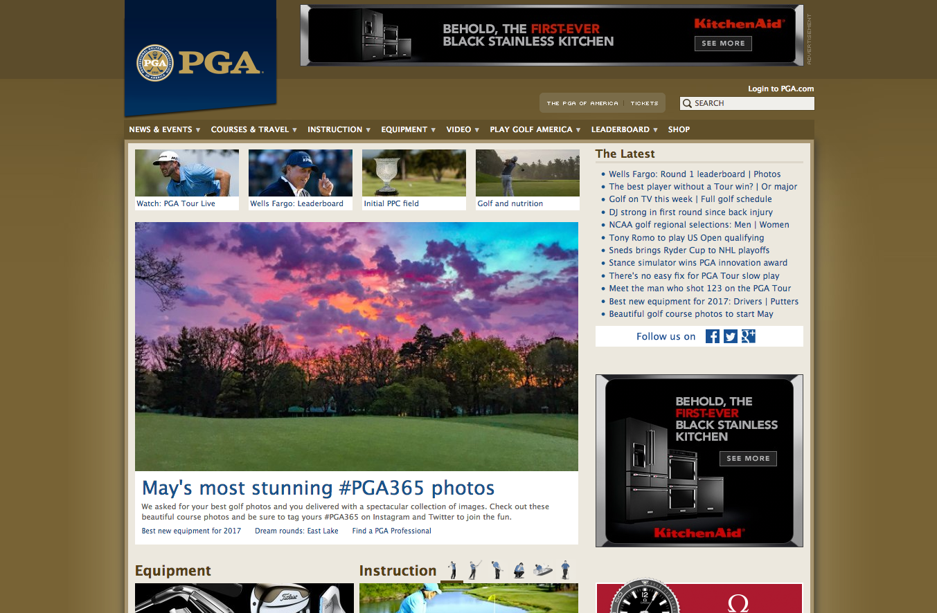 PGA Drupal Website