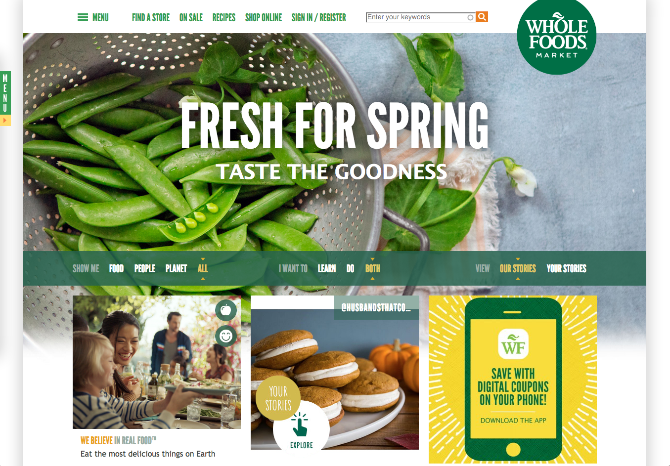 Whole Foods Market Drupal Website